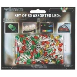 VELLEMAN K/LED1 - Assortment, LED, 80 pieces