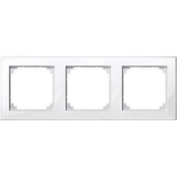 MERTEN EL MS 478319 - M-SMART frame, three-way, polar white