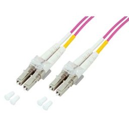 EFB-ELEKTRONIK O0319.7,5 - Duplex Jumper LC-LC 50/125µ, 7,5 m, OM4, violet
