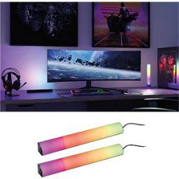 PAULMANN PLM 78878 - Lightbar set Dynamic Rainbow RGB 2x30cm