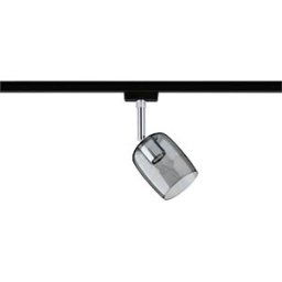 PAULMANN PLM 96967 - URail rail spotlight Blossom, G9, max. 10 W, dimmable, black/tin