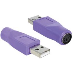 DELOCK 65461 - PS2 socket > USB-A plug adapter