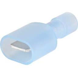 VOGT AG VT IFS-B-6,35 - Flat plug, fully insulated, width: 6.35 mm, blue
