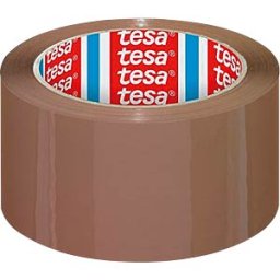 TESA 04195-00001 - tesa packaging tape, 66 m x 50 mm, brown