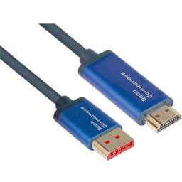 GOOD CONNECTIONS GC 4860-SF010B - DP 1.4 to HDMI 2.0 A male,4K@60Hz, 1 m, blue