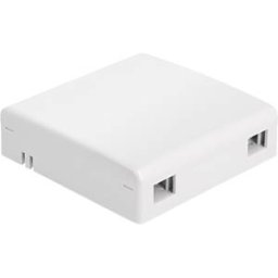 DELOCK 87897 - Optical Fiber Connection Box for 2 x SC Simplex or LC Duplex whi