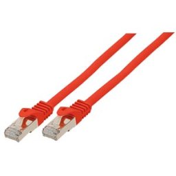 SHIVERPEAKS SHVP 75512-SLR - patch cable, flat, U/FTP, Cat.7 raw cable, 2 m, red