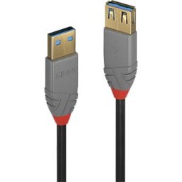 LINDY 36760 - USB 3.0 cable, A connector to A port, 0.5 m