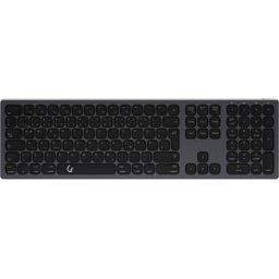 KEYSONIC 60939 - Wireless keyboard, Bluetooth/radio, black
