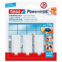 TESA 57530 - tesa® Powerstrips® classic hooks, white
