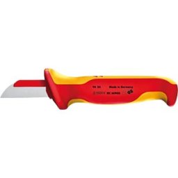 KNIPEX KN 98 52 - Cable knife 180 mm, unprotected blade backs
