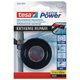 TESA 56064 SW - Self-amalgamating tape, black