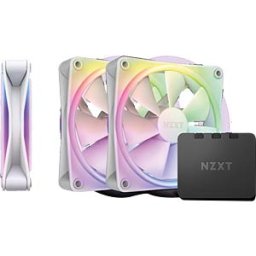NZXT RF-D12TF-W1 - NZXT F120 RGB DUO triple pack, 120 mm PWM white