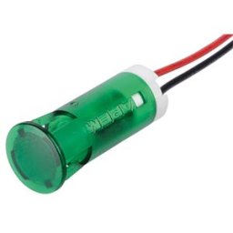 APEM APM QS103 HG220 - Indicator LED, 220 V AC, 10 mm, wired, green