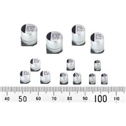 PANASONIC VF 2,2/50 C-B - Electrolytic capacitor, SMD design, 105°C, low ESR