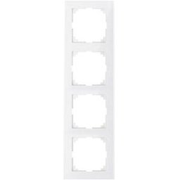 MERTEN EL MPU 4040-3619 - M-PURE frame — 4-gang, polar white