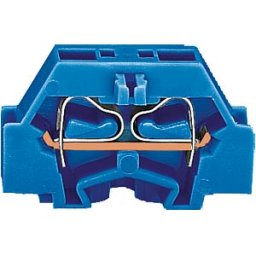WAGO 261-304 - 2-conductor terminal with flange, up to 2.5mm², bl
