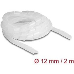 DELOCK 19038 - Spiral Hose flexible 2 m x 12 mm transparent