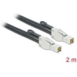 DELOCK 86622 - PCI Express Cable Mini SAS HD SFF-8674 to SFF-8674 2 m