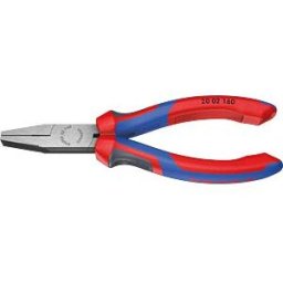 KNIPEX KN 20 02 160 - Flat nose pliers polished, 2-component, 160 mm,