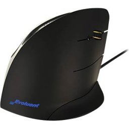 EVOLUENT VMCR - Mouse, wired, laser, black, vertical, right-handed