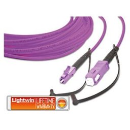 LIGHTWIN LSP-50 LC-SC5OM4 - Simplex fibre optic patch cable, MM OM4, LC - SC, 5.0 m