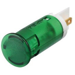 APEM APM QS121 G12 - Indicator LED, 12 V DC, 12 mm, FASTON, green