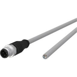 METZ CONNECT MC 142MLA10010 - Sensor cables, M12, 4-pin, male > open end, 1 m