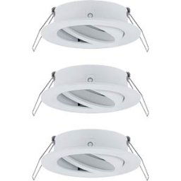 PAULMANN PLM 92486 - Installation frame for recessed spotlights, max. 3x10 W, 50°, ro