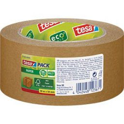 TESA 57180 - tesapack® paper ecoLogo, 50 m x 50 mm