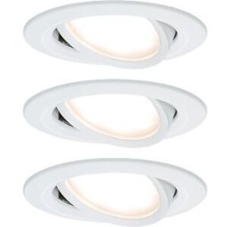 PAULMANN PLM 93485 - Recessed luminaire LED Nova 3 x 6,5 W, 2700 K, white matt