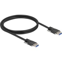 DELOCK 81254 - USB 3.0 cable, A plug, 19 mm M3, 1.0 m
