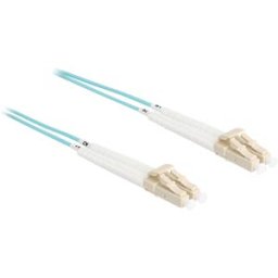 DELOCK 88080 - Fiber optic cable LC Duplex Multimode OM3 angled 2 m