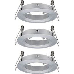 PAULMANN PLM 92484 - Installation frame for recessed spotlights, max. 3x10 W, round,