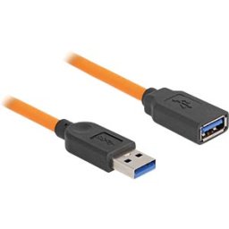DELOCK 87963 - USB 3.0 cable, A male to A female, tethered shooting, 1 m