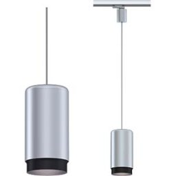 PAULMANN PLM 95403 - ProRail3 pendant light Corus, E27, max. 50 W, dimmable, silver