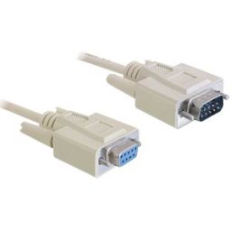 DELOCK 84289 - Cable serial, SUB-D 9, 3 m, plug/jack
