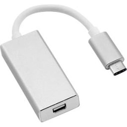 ROLINE 12033225 - USB-C > mini DP 1.2 plug/socket adapter, 0.1 m