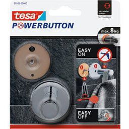 TESA 59322 - tesa® Powerbutton hooks – Universal Large