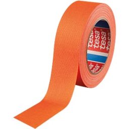 TESA 4671OR-25 - Highlight fabric tape, neon orange, 25 mm
