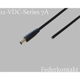 BKL 075924 - Adapter cable, 2000 mm, DC plug to open end