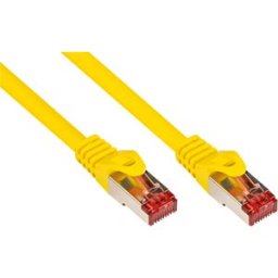 GOOD CONNECTIONS GC 8060-015Y - Patch cable Cat.6, S/FTP PiMF, 250 MHz, yellow, 1.5m