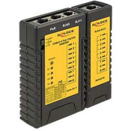 DELOCK 86107 - Delock Cable Tester RJ45 / RJ12 / PoE