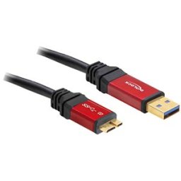 DELOCK 82761 - Delock USB 3.0 A > micro-B plug/plug 2 m premium cable