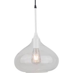 V-TAC VT-3884 - modern glass-sleek-white glass pendant Light D:280