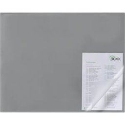 DURABLE 729310 - Desk mat, 650 x 500 mm, with edge protection, grey