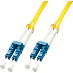 LINDY 47455 - Fibre optic cable LC/LC OS2 9/125µm 15m