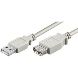 GOOBAY AK 669-0,6 - USB 2.0 extension, A connector to A socket, approx. 60 cm