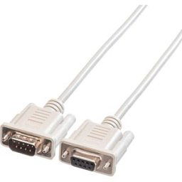 ROLINE 11016290 - Serial cable, 9-pin RS-232, connector/port, 10.0 m