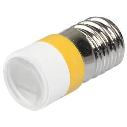 SIGNAL CONSTRUCT MELE 2212 - LED spot light, E10, yellow, 12 V, 10000 mcd, Ø10 mm